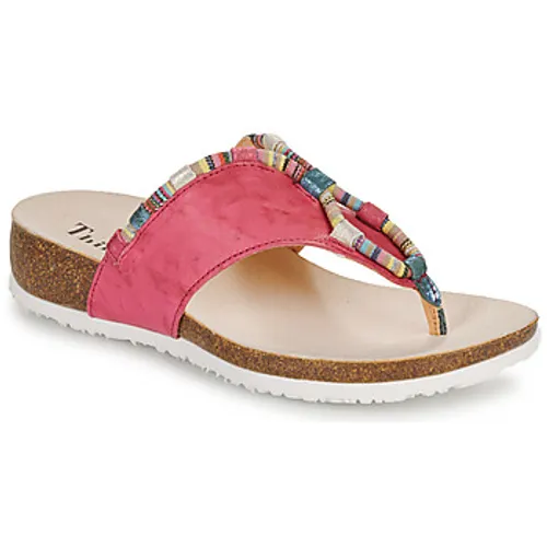 Think  JULIA  women's Flip flops / Sandals (Shoes) in Pink
