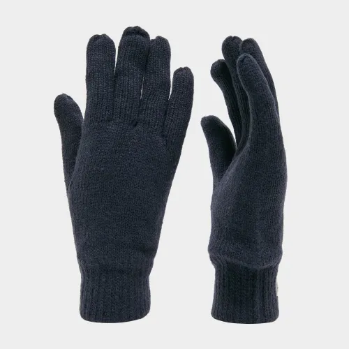 Thinsulate Knit Fleece Gloves, Navy