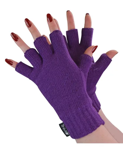 THMO Womens Ladies Thermal Fingerless Gloves