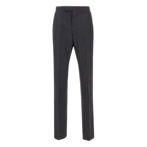 Thom Browne , Grey Trousers by Thom Browne ,Gray male, Sizes: