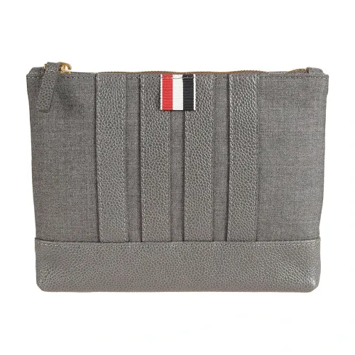 Thom Browne , Handbags ,Gray male, Sizes: ONE SIZE