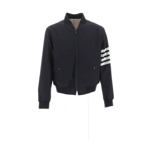 Thom Browne , Jackets ,Blue male, Sizes: