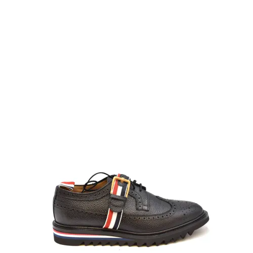 Thom Browne , Laced Shoes ,Black male, Sizes: