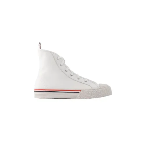 Thom Browne , Leather sneakers ,White male, Sizes: