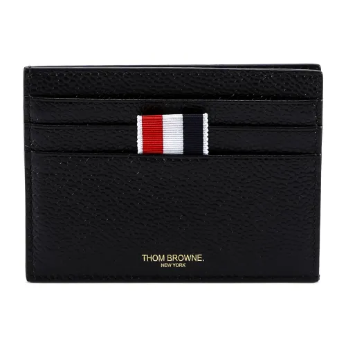 Thom Browne , Men Accessories Wallets Black Aw23 ,Black male, Sizes: ONE SIZE