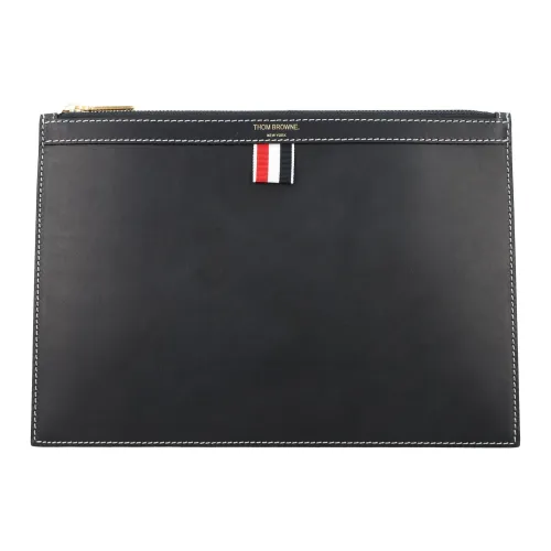 Thom Browne , Men Accessories Wallets Navy Aw23 ,Black male, Sizes: ONE SIZE