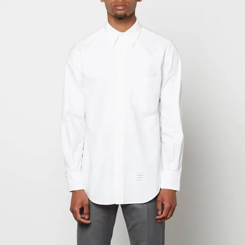Thom Browne Men's Classic Fit Oxford Shirt - White - 2/