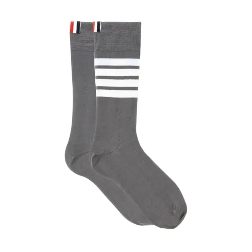 Thom Browne , Socks ,Gray male, Sizes: ONE