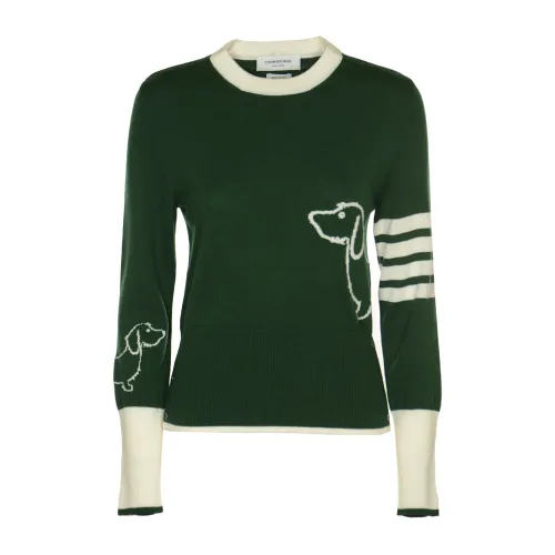 Thom Browne , Stylish Sweater ,Green female, Sizes: