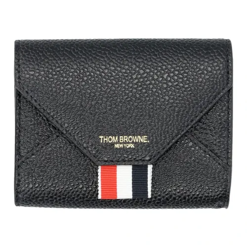 Thom Browne , Womens Accessories Wallets Black Ss24 ,Black female, Sizes: ONE SIZE