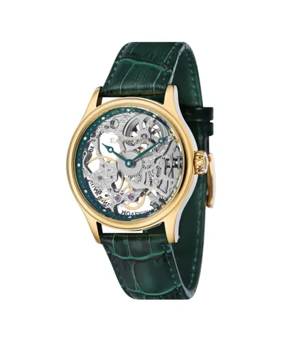 Thomas Earnshaw Bauer Mens Automatic Watch ES-8049-05 - Green - One Size