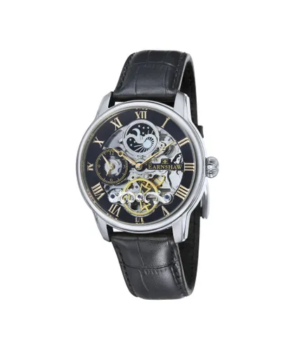 Thomas Earnshaw Longitude Mens Automatic Heritage Black Watch ES-8006-04 - Black & Silver - One Size
