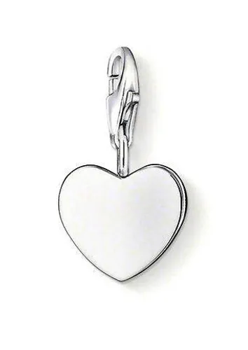 Thomas Sabo Charm Club Sterling Silver Heart Charm - Silver