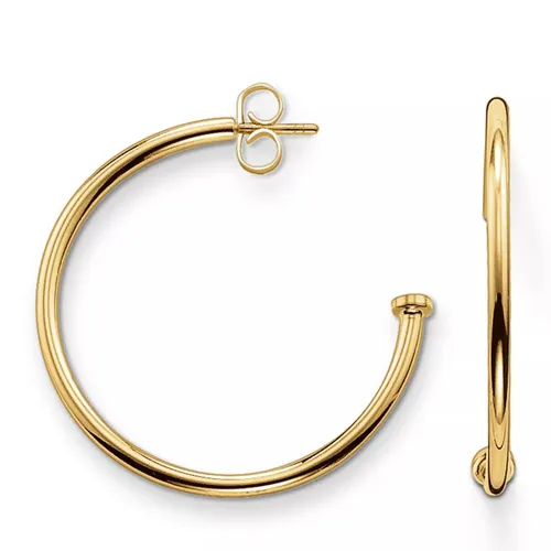 Thomas Sabo Earrings - Hoop Earrings For Beads Medium - gold - Earrings for ladies