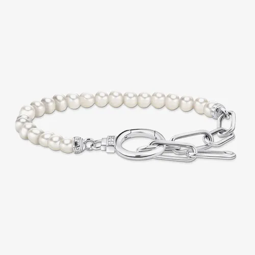 THOMAS SABO Freshwater Cultured Pearls & Cubic Zirconia Bracelet A2134-167-14-L19V