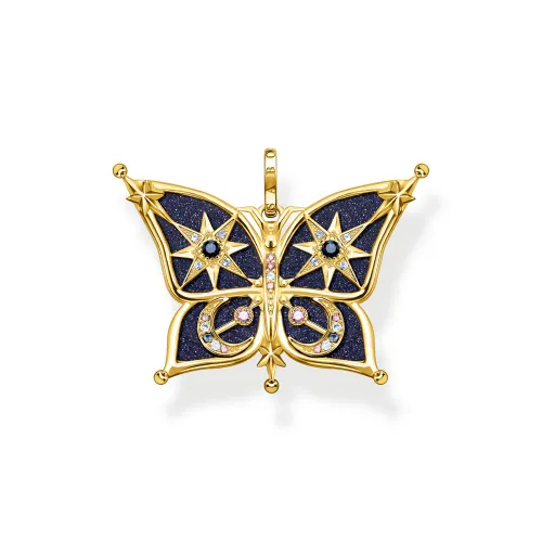 THOMAS SABO Gold Plated Magic Butterfly Pendant