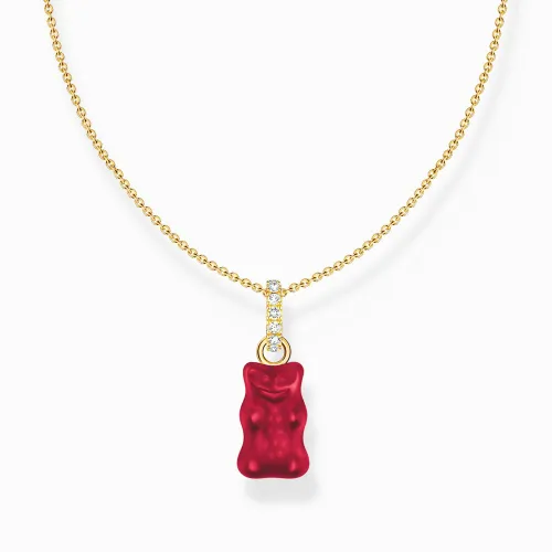 THOMAS SABO Gold Plated Red Official HARIBO Necklace