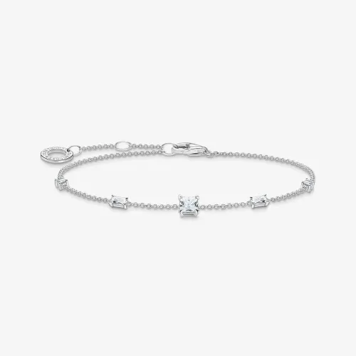 THOMAS SABO Ladies Silver Stone Set Bracelet A2059-051-14-L19V