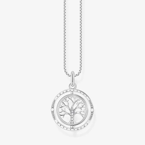 THOMAS SABO Ladies Silver 'Tree of Love' Pendant Necklace KE2148-643-14-L45V