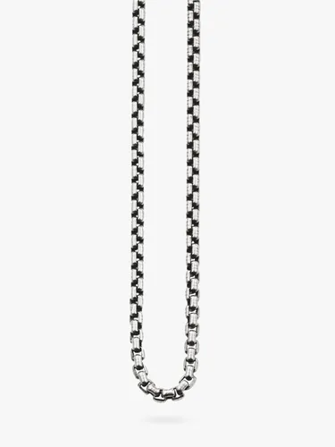 THOMAS SABO Men's Chain Necklace, Silver - Silver - Male