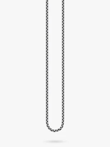 THOMAS SABO Men's Venetian Chain Necklace, Silver - Silver - Male