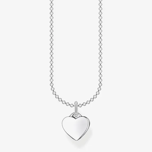 THOMAS SABO Silver Adjustable Small Heart Necklace KE2049-001-21-L45V