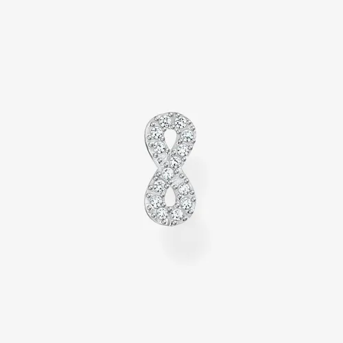 THOMAS SABO Silver & Cubic Zirconia Infinity Single Stud Earring H2216-051-14
