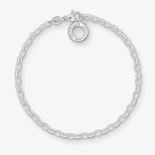 THOMAS SABO Silver Belcher Chain Bracelet X0163-001-12-16cm