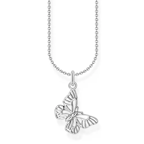 THOMAS SABO Silver Butterfly Necklace