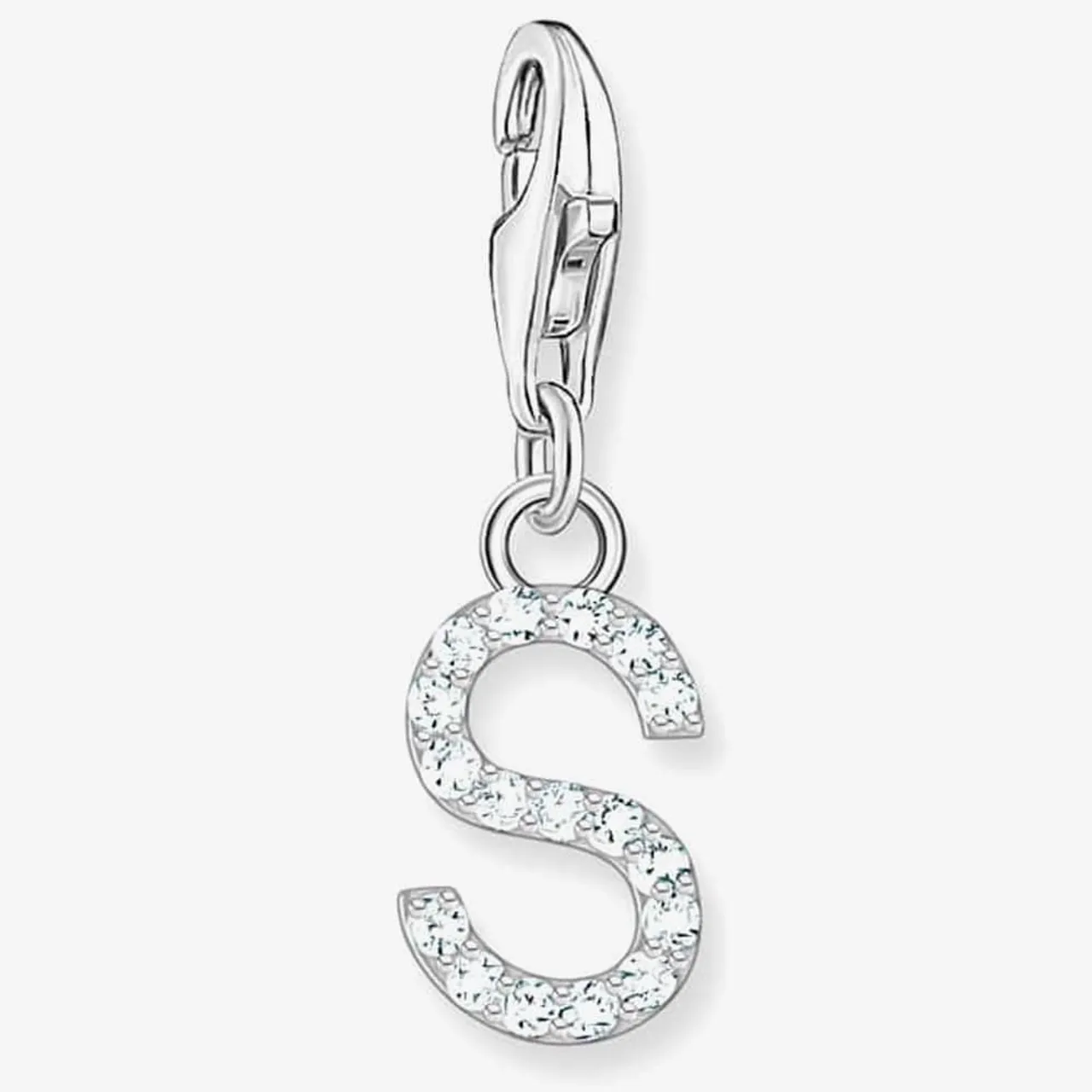 THOMAS SABO Silver Cubic Zirconia Letter S Charm 1956-051-14
