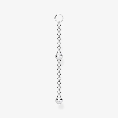 THOMAS SABO Silver Dots Chain Single Dropper Ear Pendant EP013-001-21