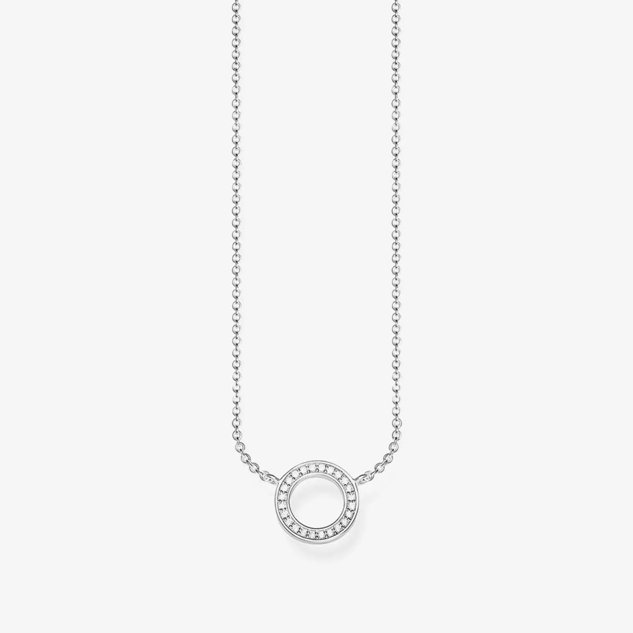 THOMAS SABO Silver Open Circle Necklace KE1650-051-14