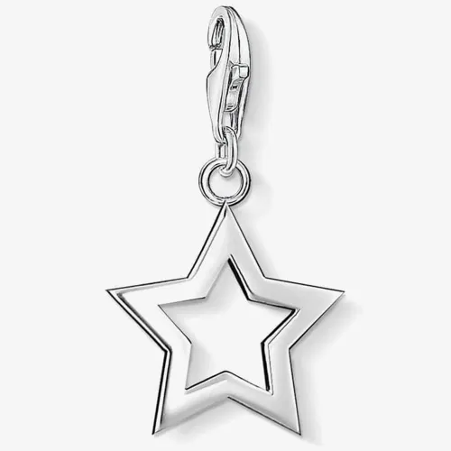 THOMAS SABO Silver Open Star Charm 0857-001-12