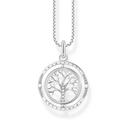 THOMAS SABO Silver Tree of Love Spinning Necklace
