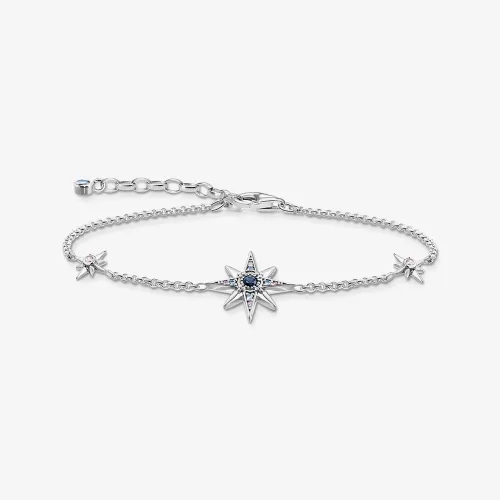 THOMAS SABO Silver Triple Star Chain Bracelet A2037-945-7-L19V
