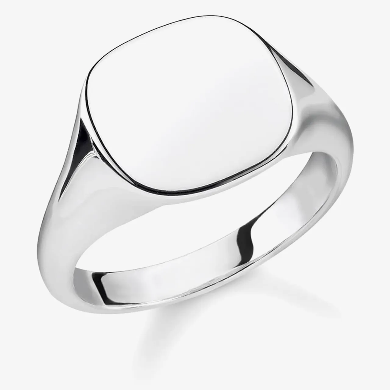 THOMAS SABO Sterling Silver Classic Square Shaped Signet Ring TR2248-001-21-58