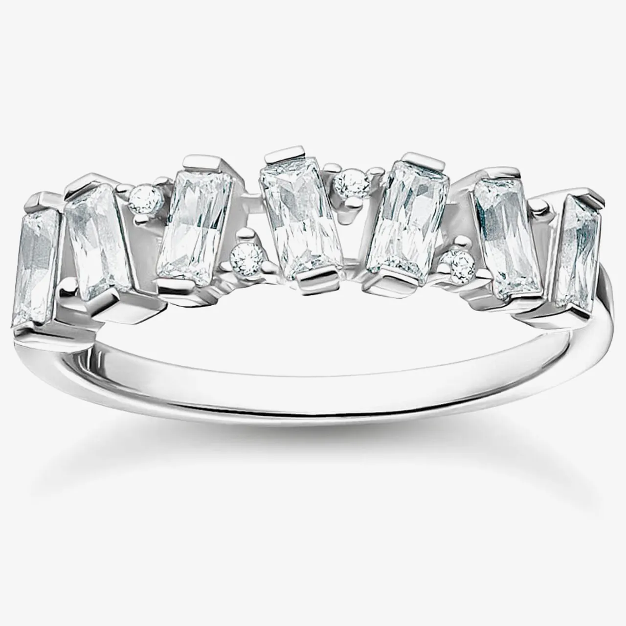 THOMAS SABO Sterling Silver Cubic Zirconia Ring TR2346-051-14-50
