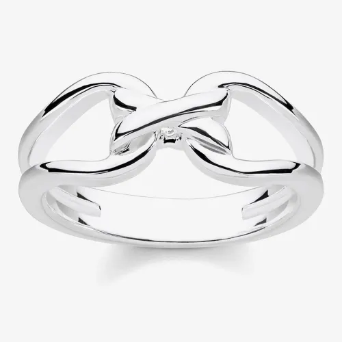 THOMAS SABO Sterling Silver Open Linked Ring TR2236-001-21-54