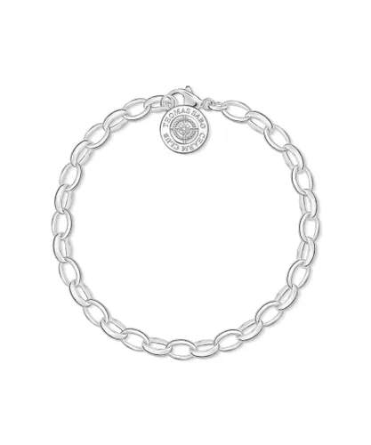 Thomas Sabo Womens Women´s Charm Bracelet Diamond - Silver - Size Small
