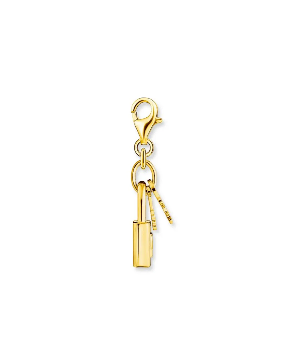 Thomas Sabo Womens Women´s Charm Pendant Lock With Key - Gold - One Size