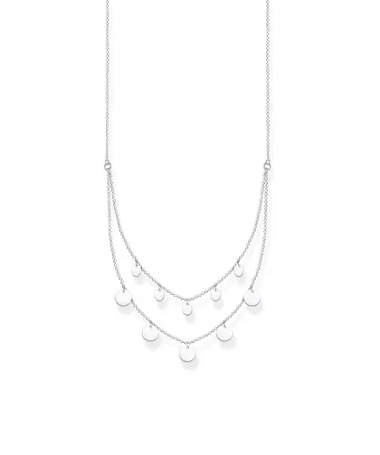 Thomas Sabo Womens Women´s Necklace With Discs Silver - Size 45 cm