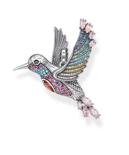 Thomas Sabo Womens Women´s Pendant Colourful Hummingbird Silver - One Size