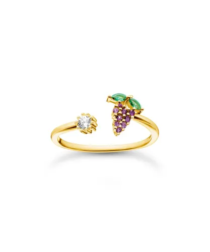Thomas Sabo Womens Women´s Ring Grape Gold - Size Q