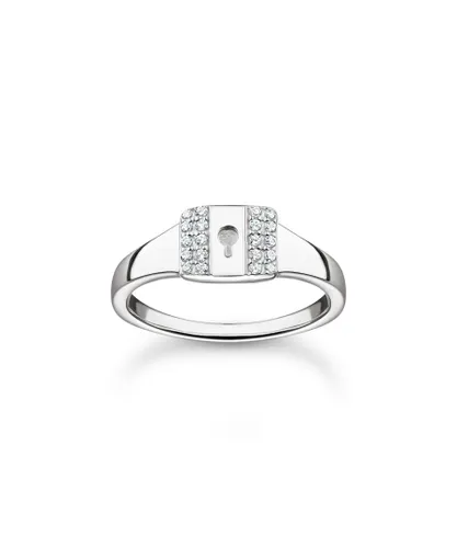 Thomas Sabo Womens Women´s Ring Lock - Silver - Size K