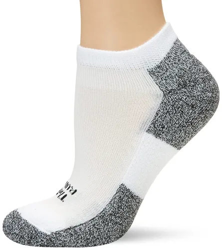 Thorlo Women's Lite Padded No Show Micro-Mini Socks-White