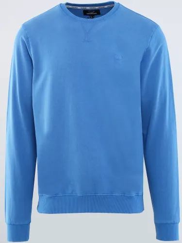Threadbare Tranquil Blue Crew Neck Fleece Sweatshirt