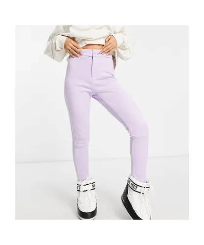 Threadbare Womens Petite Ski trousers in lilac-Purple