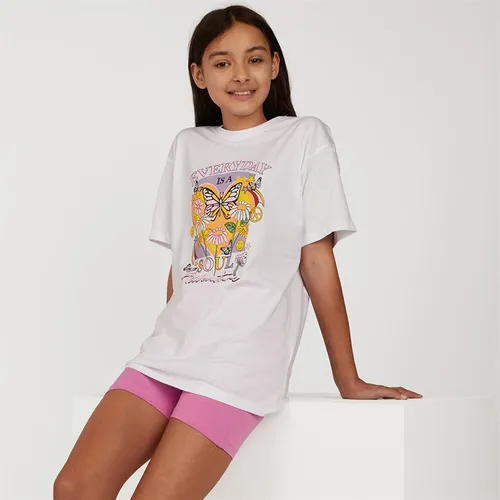 Threadgirls Girls Annabelle T-Shirt And Shorts Co-Ord Multi