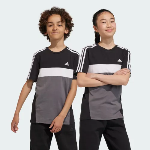 Tiberio 3-Stripes Colorblock Cotton T-Shirt Kids