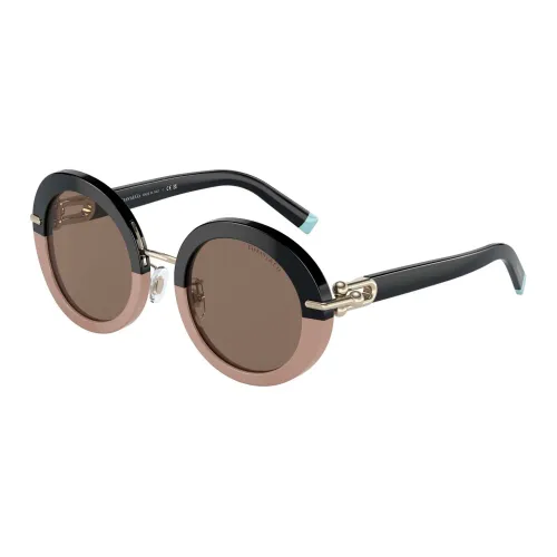 Tiffany , Black Nude/Brown Sunglasses TF 4201 ,Multicolor female, Sizes: